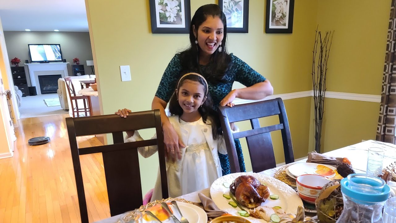 SHORT VIDEO THANKSGIVING AT OUR HOME IN NEW YORK USA | PRIYAMEENA MANOHARAN