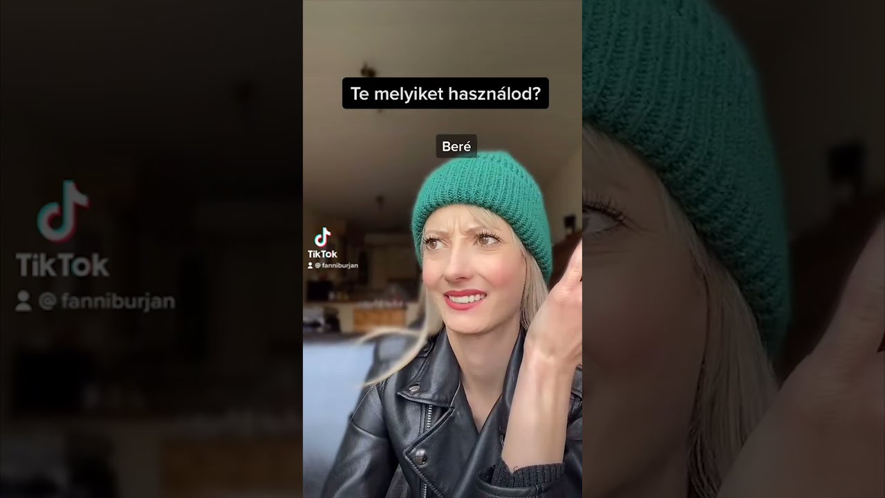 TikTok Official R&ouml;vid Vide&oacute; -😎Te melyiket haszn&aacute;lod?😎 IG:fanniburjan