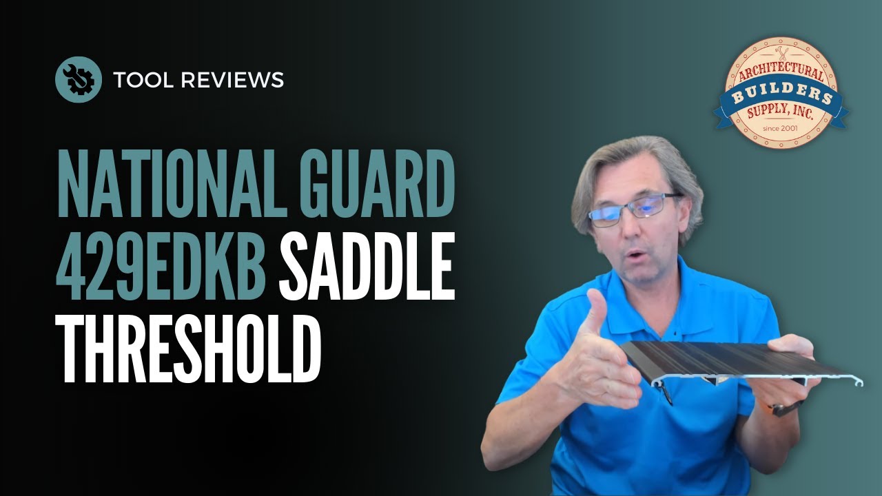 National Guard 429EDKB Saddle Threshold | Dark Bronze Anodized Aluminum