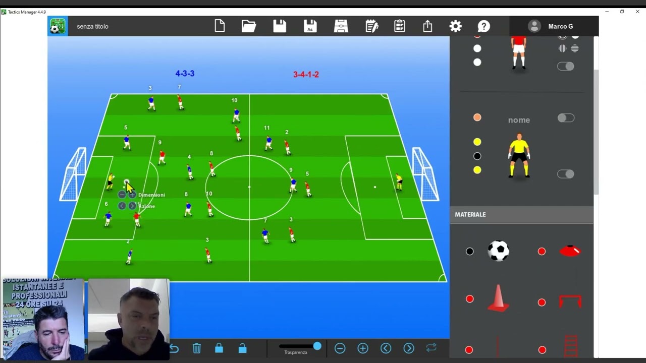 4-3-3  VS 3-4-1-2: SOLUZIONI IN COSTRUZIONE
