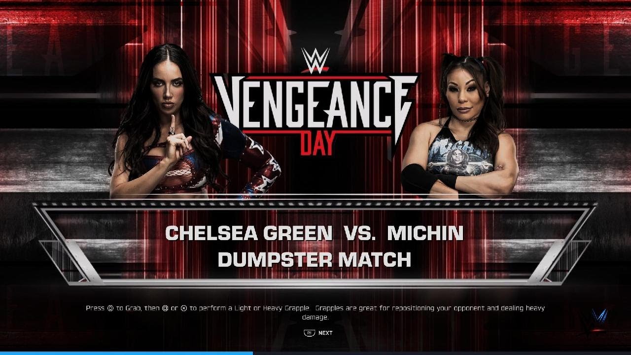 WWE 2K26 CHELSEA GREEN 🆚 MICHIN DUMPSTER MATCH AvengeHER Trophy / Achievement Guide Gameplay
