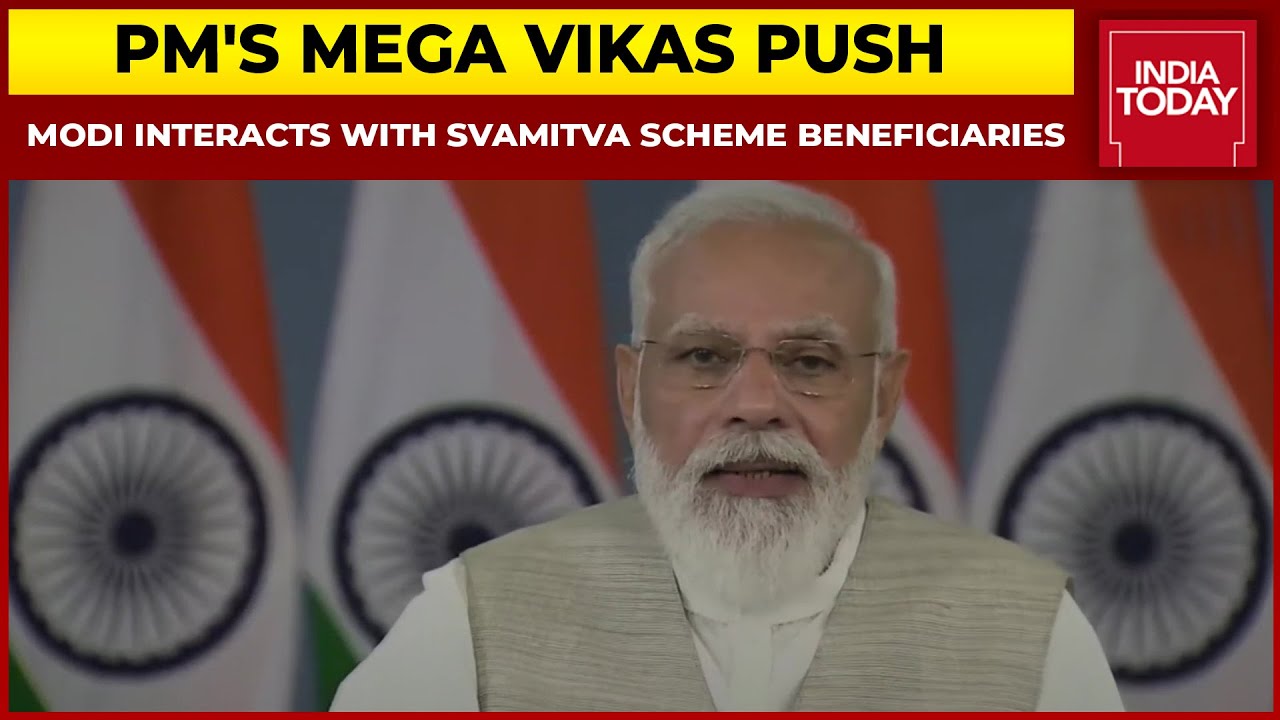 PM Modi Interacts With Beneficiaries Of SVAMITVA Scheme, Says This Policy New Mantra For Development