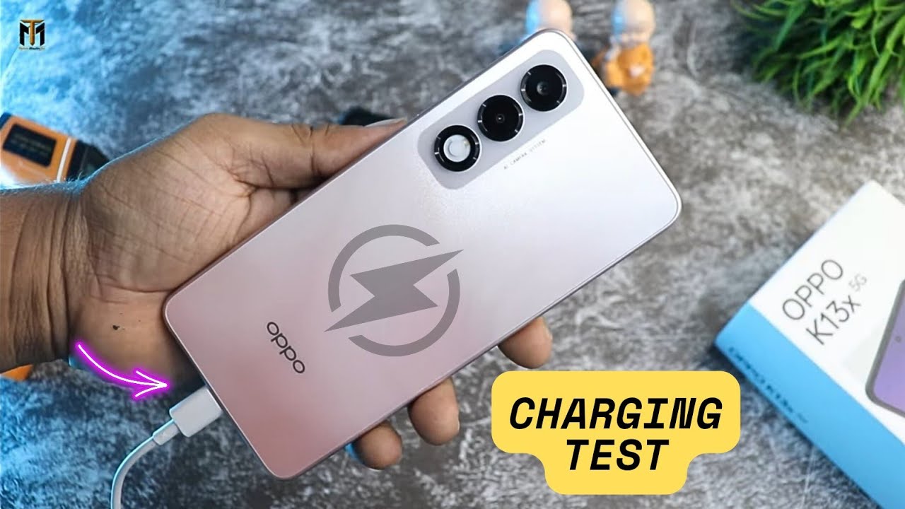 Oppo K13x Charging Test | 0-100% 🔋 45W Fast Charger + Heat Test