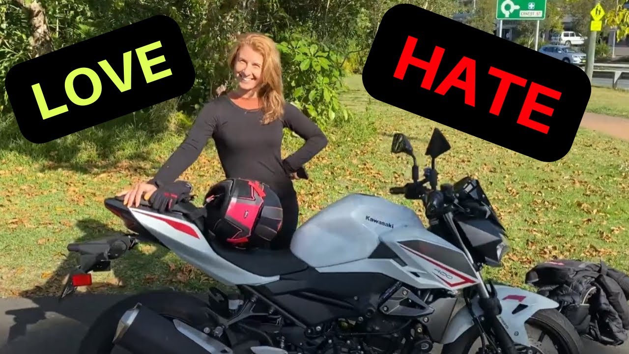 2022 Kawasaki Z400: One thing she loves  and one she hates about her bike