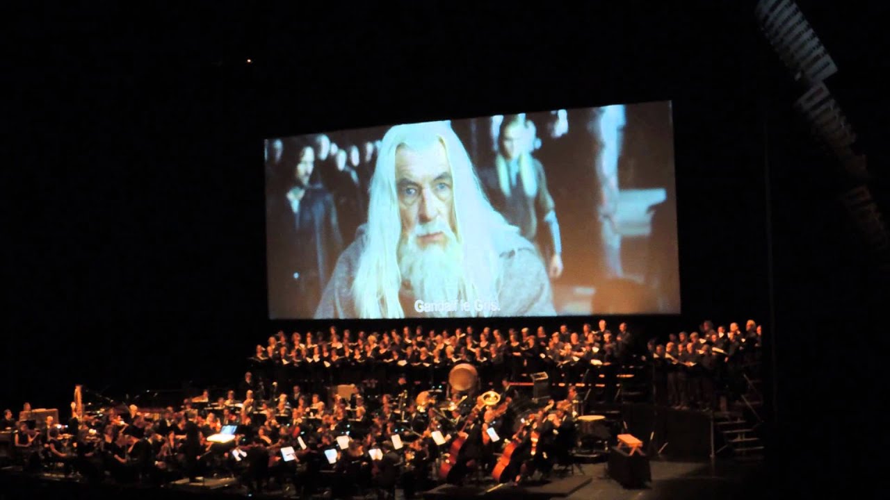 The Lord of the Rings Symphony Orchestra - Theoden King // The King's decision (Paris, 26/06/2013)