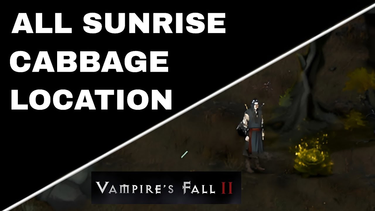 All Sunrise Cabbage Location | VAMPIRE FALL 2 🧛