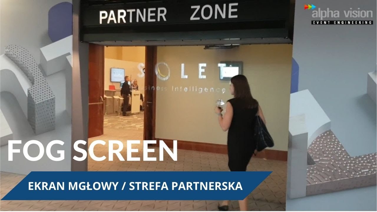 Fog screen / ekran mgłowy od Alpha Vision