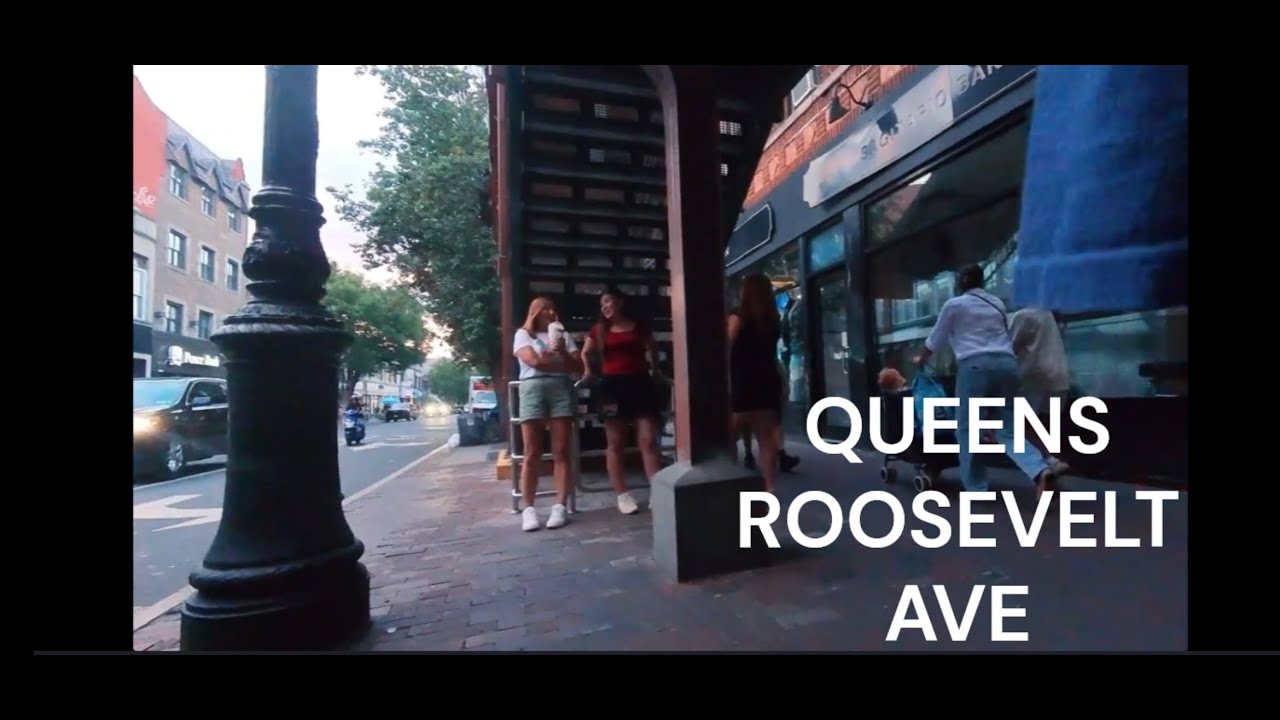 Street Life New York   Walking Roosevelt Ave Queens NY  PT 4