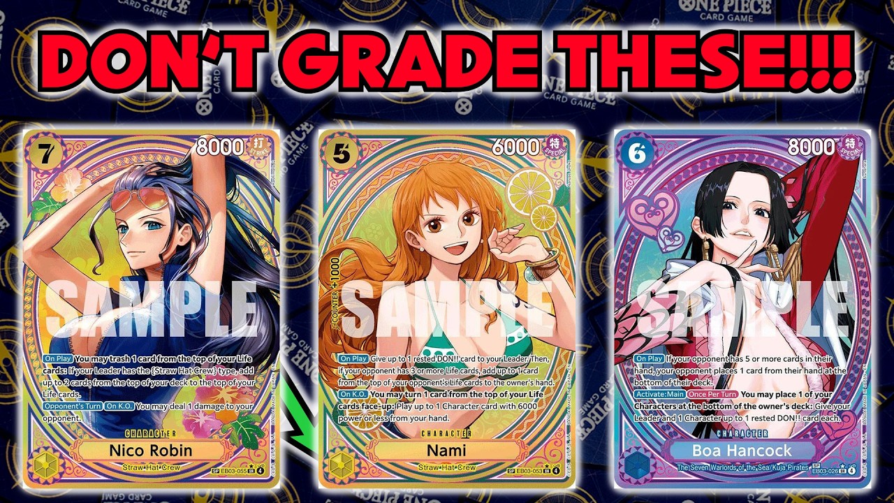 Don't Grade Your EB-03 SP Cards!!!