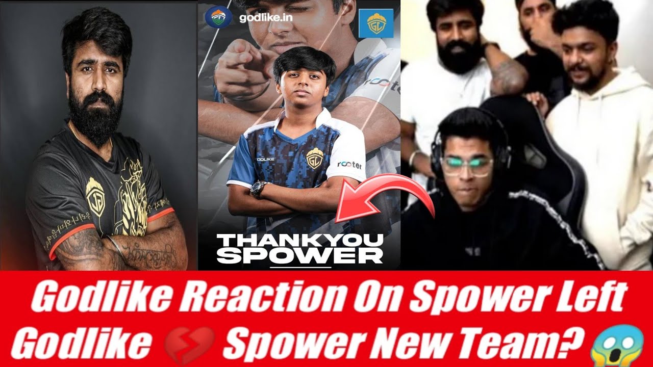 Godlike Reaction On Spower Left Godlike 💔 Spower Farewell Announcement 😳