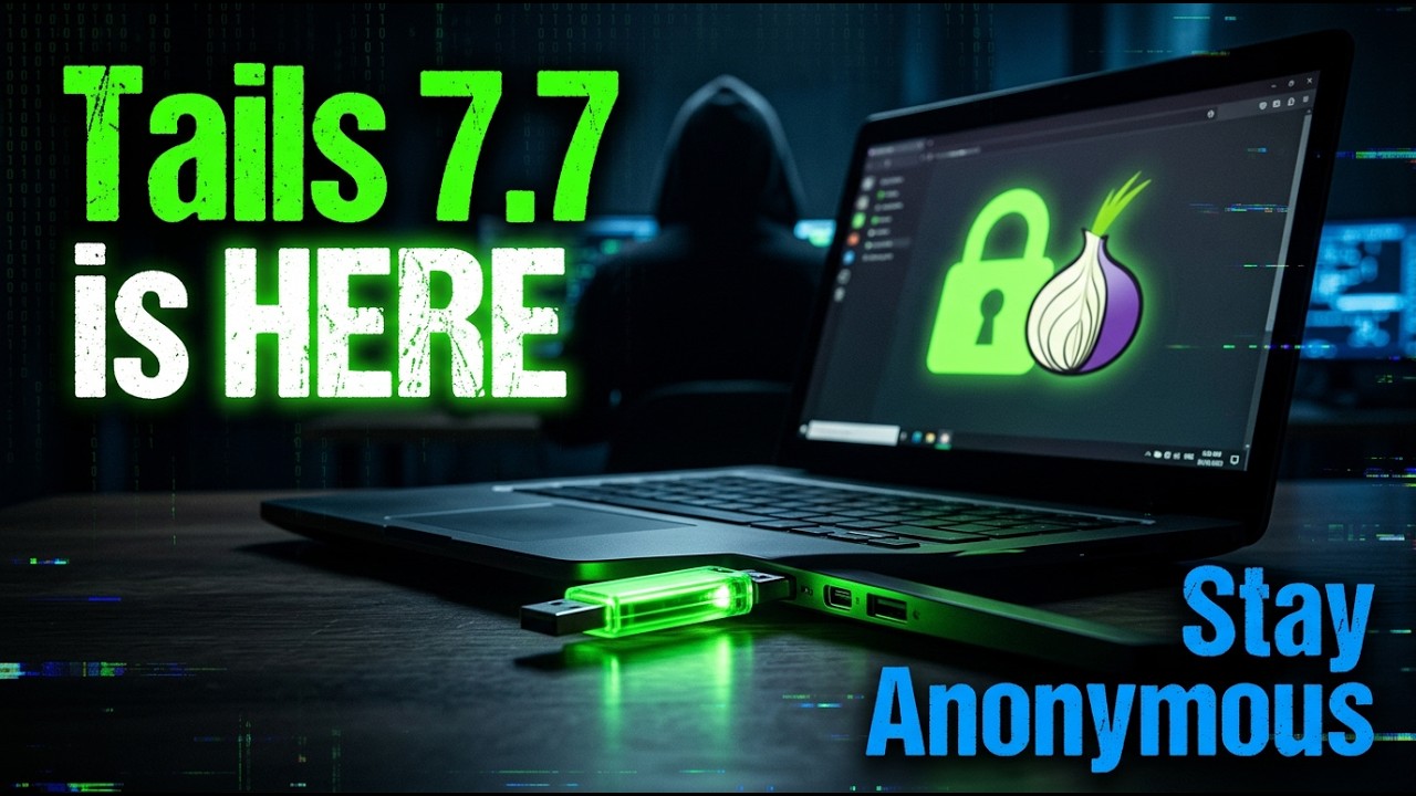 Linux Tails 7.7 Just Launched 🔥 The Ultimate Anonymous OS Just Got Even Safer!
