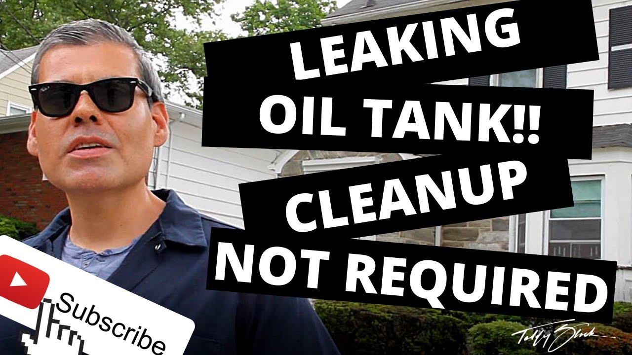 Tank TV Episode 012 - Leaking Oil Tank! Cleanup Not Required.