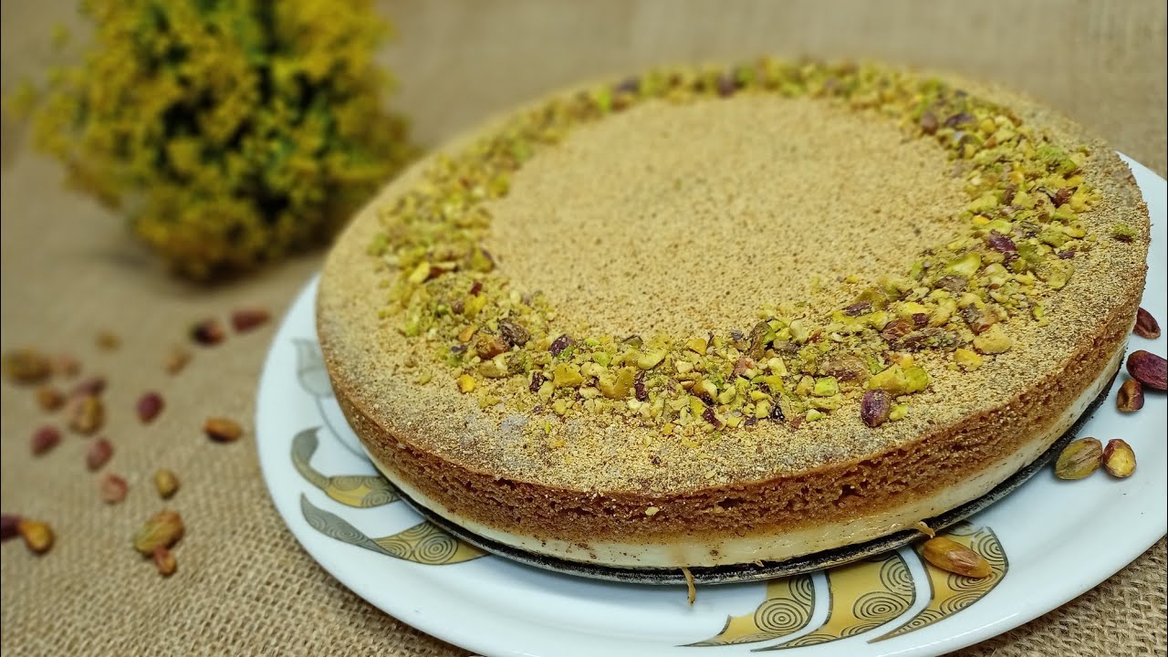 بسبوسه الحليب المحمص بالقشطه❗من اسهل وانجح وصفه بسبوسه😋بكل اسرار نجاحها