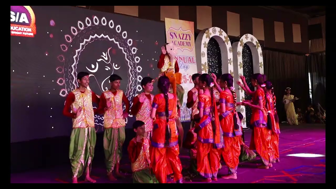 SNAZZY ACADEMY ANNUAL FUNCTION 2K25 - SARASWATI VANDANA AND GANESH VANDANA DANCE
