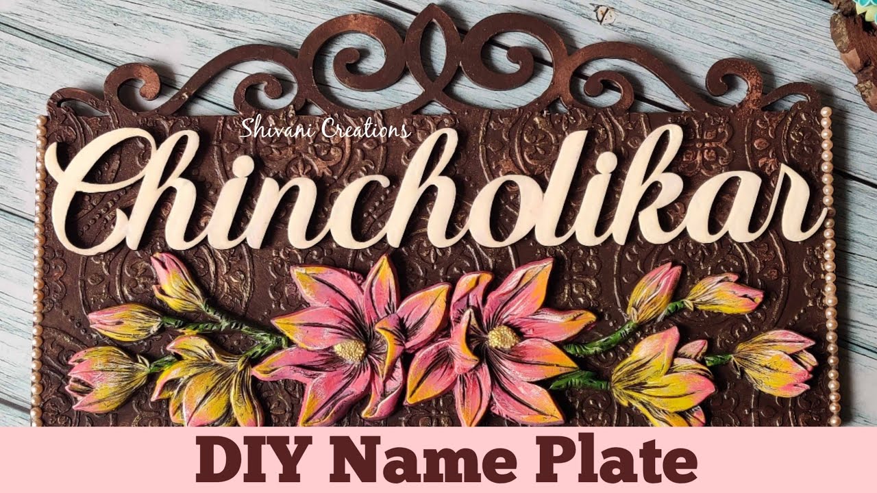 DIY Nameplate/ Clay Mural Nameplate
