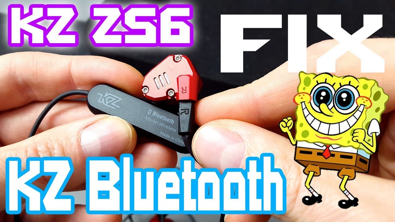 KZ ZS6 HiFi Earphones High Tone Fix Mod & KZ Bluetooth Opinion Review