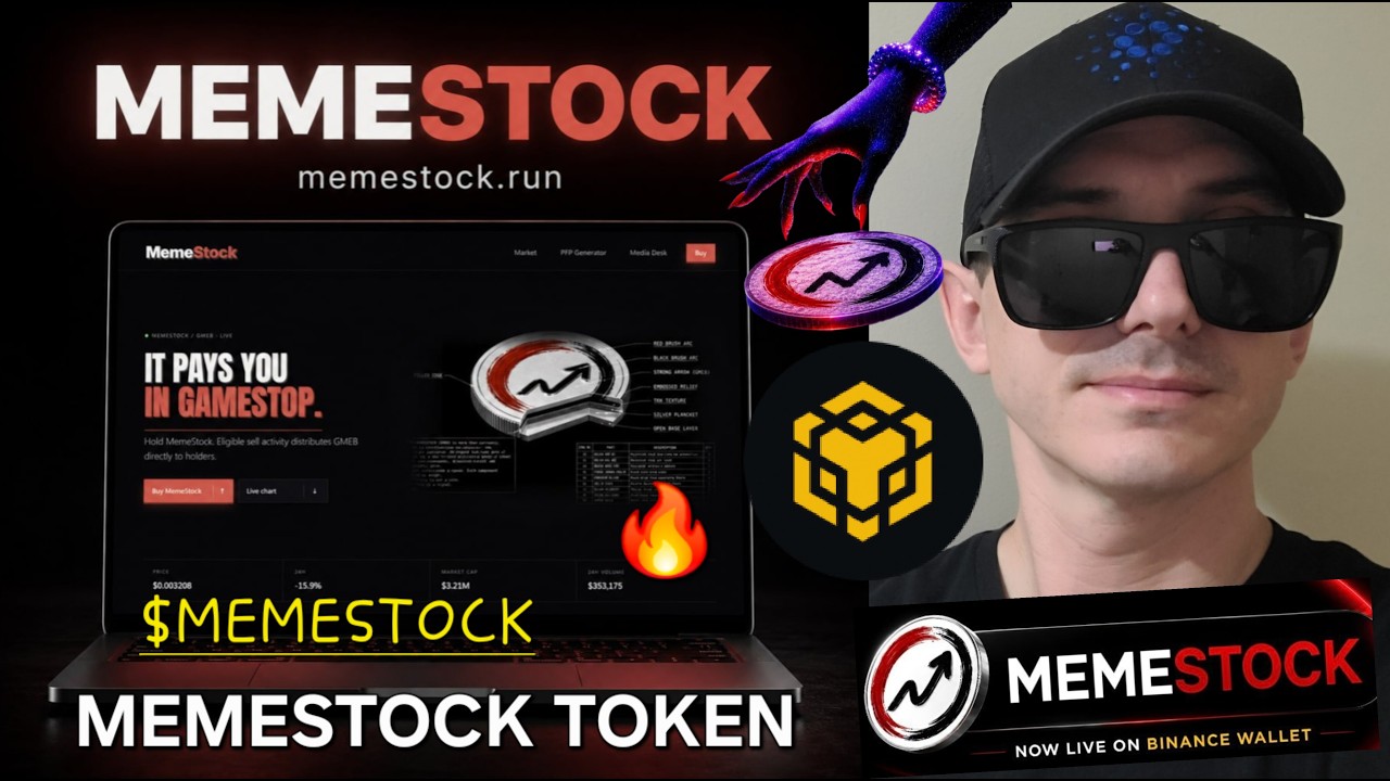 $MEMESTOCK &mdash; ТОКЕН MEMESTOCK КРИПТОВАЛЮТА КАК КУПИТЬ GAMESTOP МЕМКОИН BNB BSC BSTOCKS GME GMEB НО...