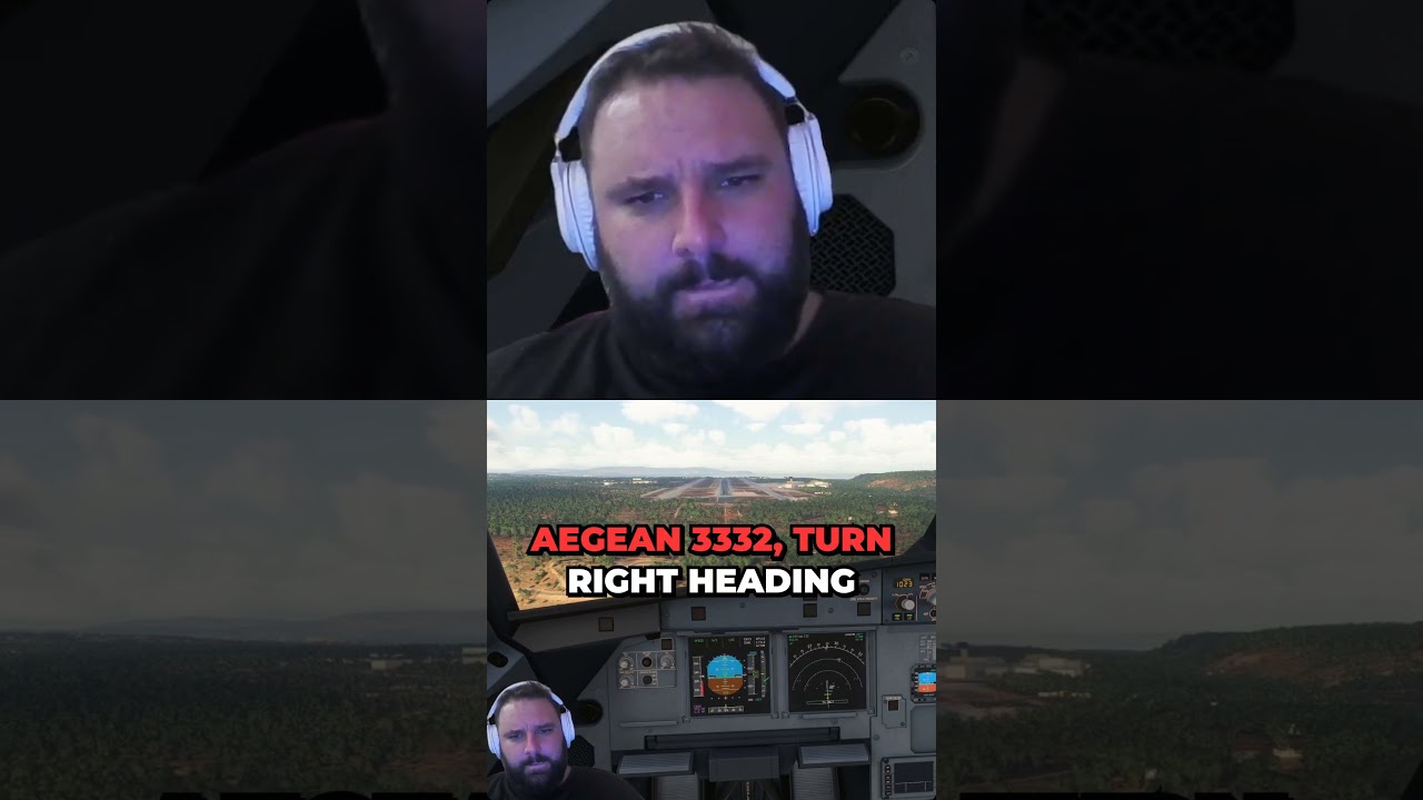 Real cockpit landing when the ILS is misaligned — had to correct last minute !