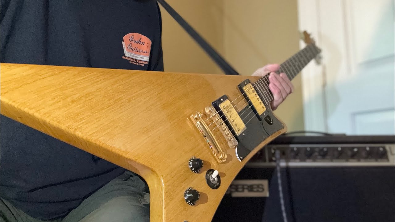 Bach “Badinerie” Played on my Gibson Moderne Guitar.    🎸      