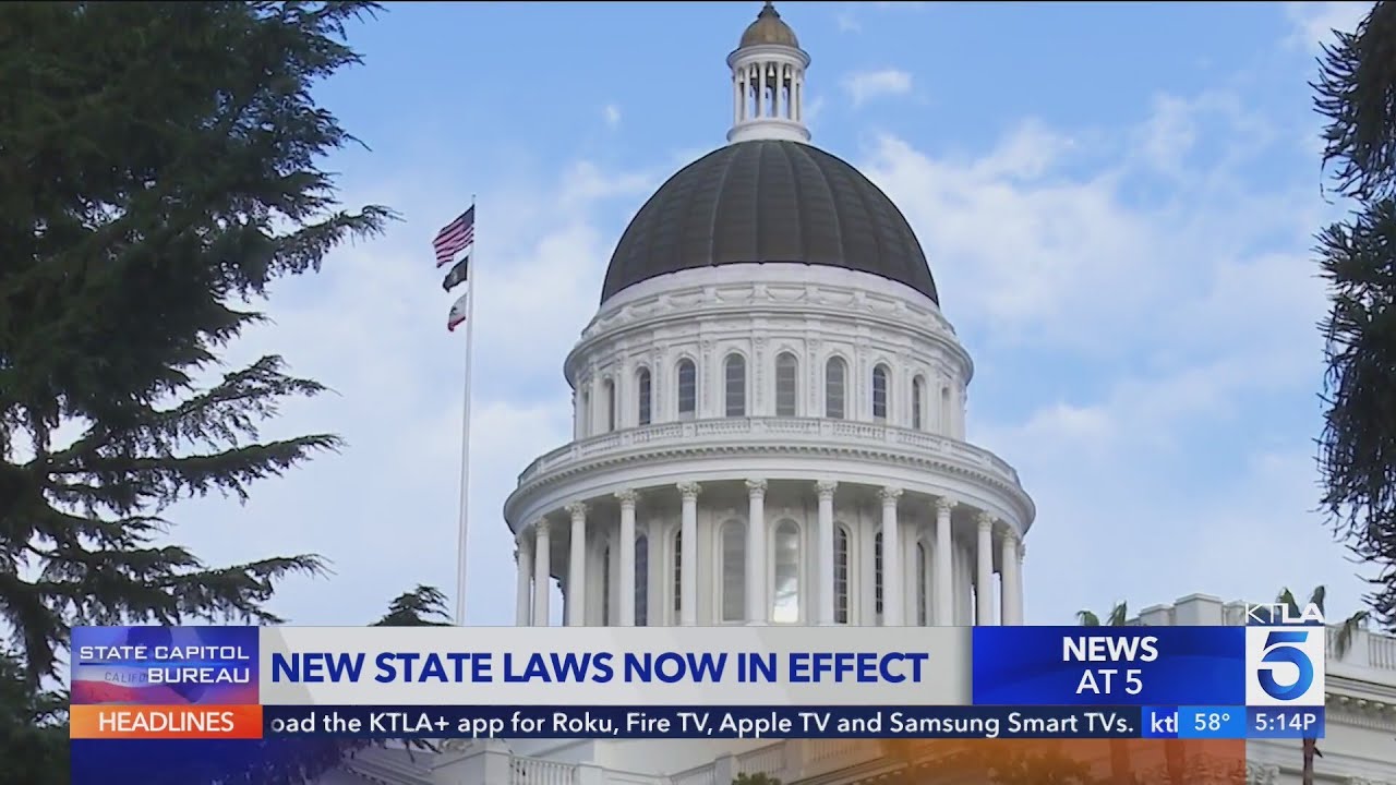 Hundreds of new laws take effect in California for 2026
