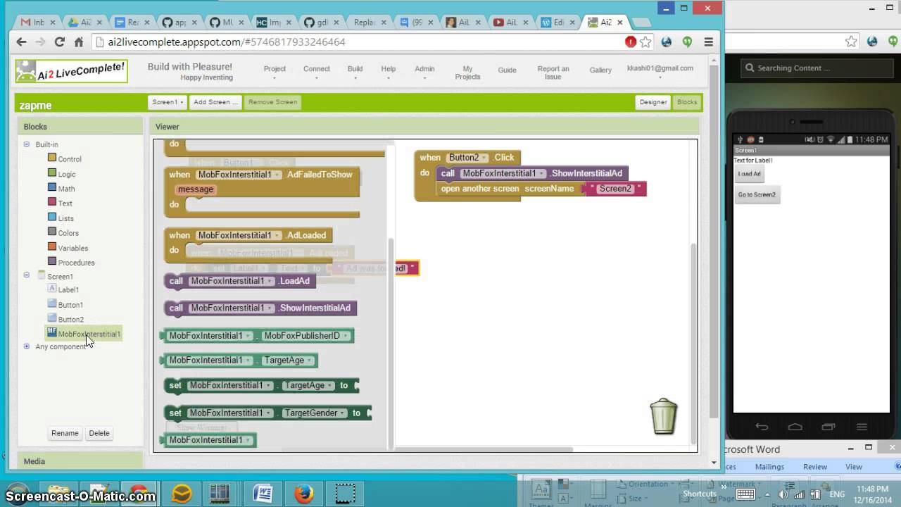 AiLiveComplete - MobFox Interstitial Ad