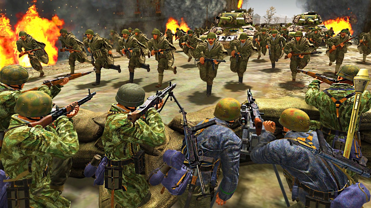 Can 1,000 German Army Hold BERLIN CITY vs 10,000 RED ARMY?! - Gates of Hell: Disaster Battle