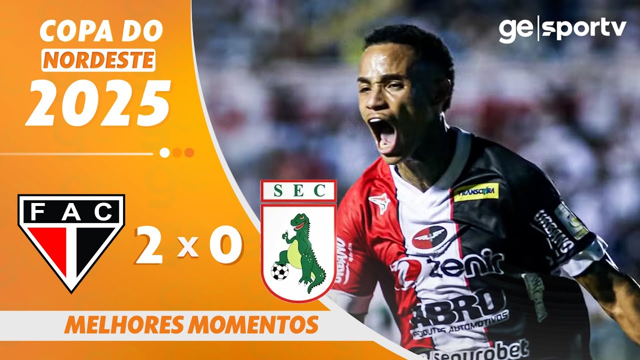 FERROVI&Aacute;RIO 2 X 0 SOUSA-PB | MELHORES MOMENTOS | 7&ordf; RODADA COPA DO NORDESTE 2025 | ge.globo