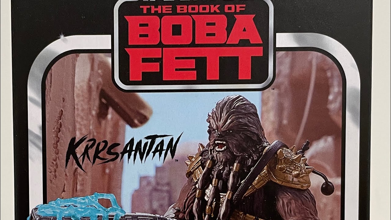 SDCC EXCLUSIVE Star Wars The Vintage Collection Krrsantan Unboxing and Review