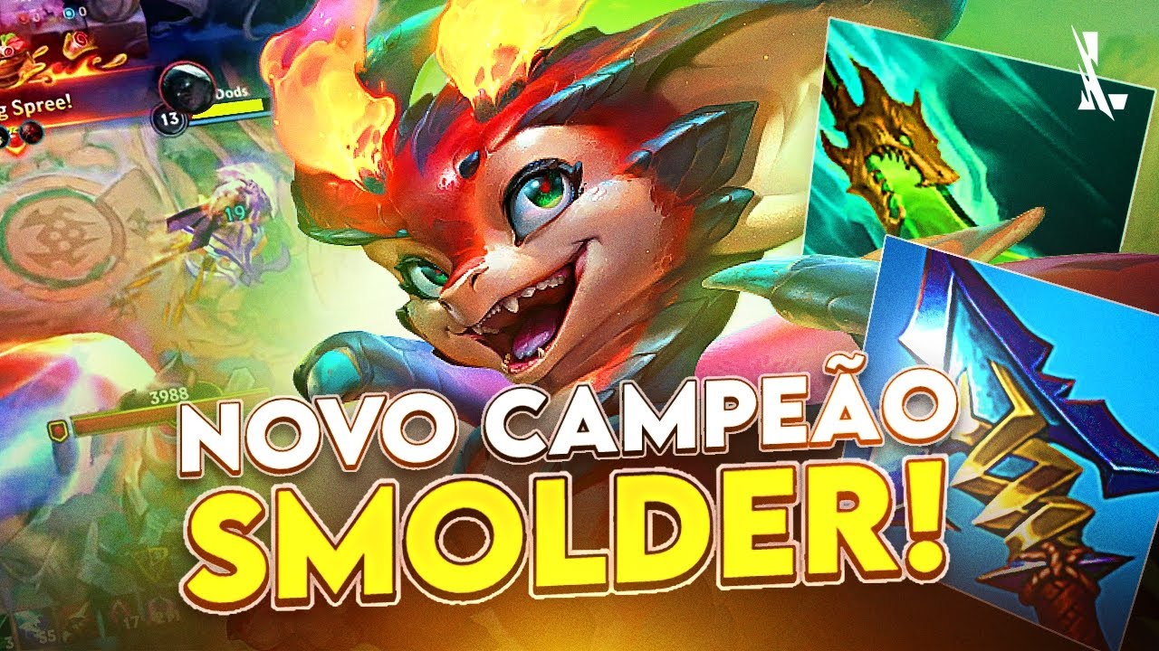 DESCOBRI UMA BUILD QUE FAZ SMOLDER SER EXTREMAMENTE BROKEN!!! - NOVO CAMPEÃO | LoL Wild Rift