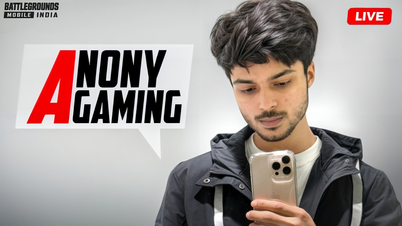 Promotional Match For Conqueror😂 | Anony Gaming is Live 🔴