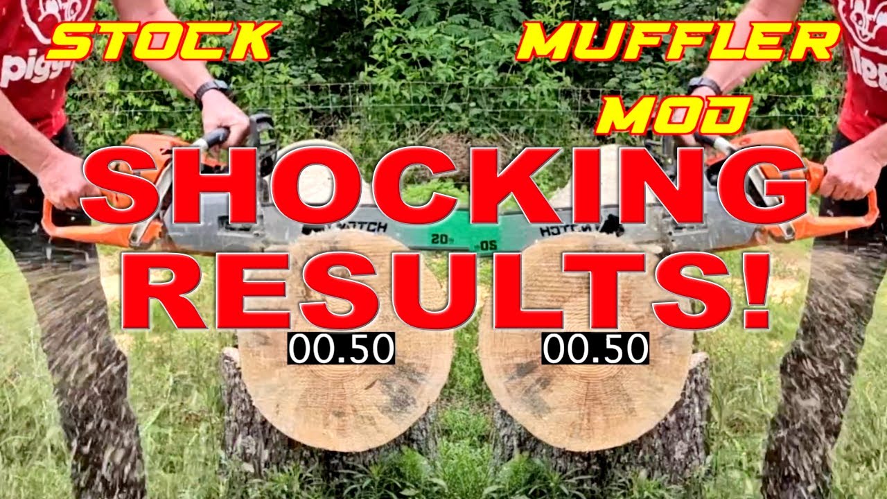 Husqvarna 562xp stock vs muffler mod