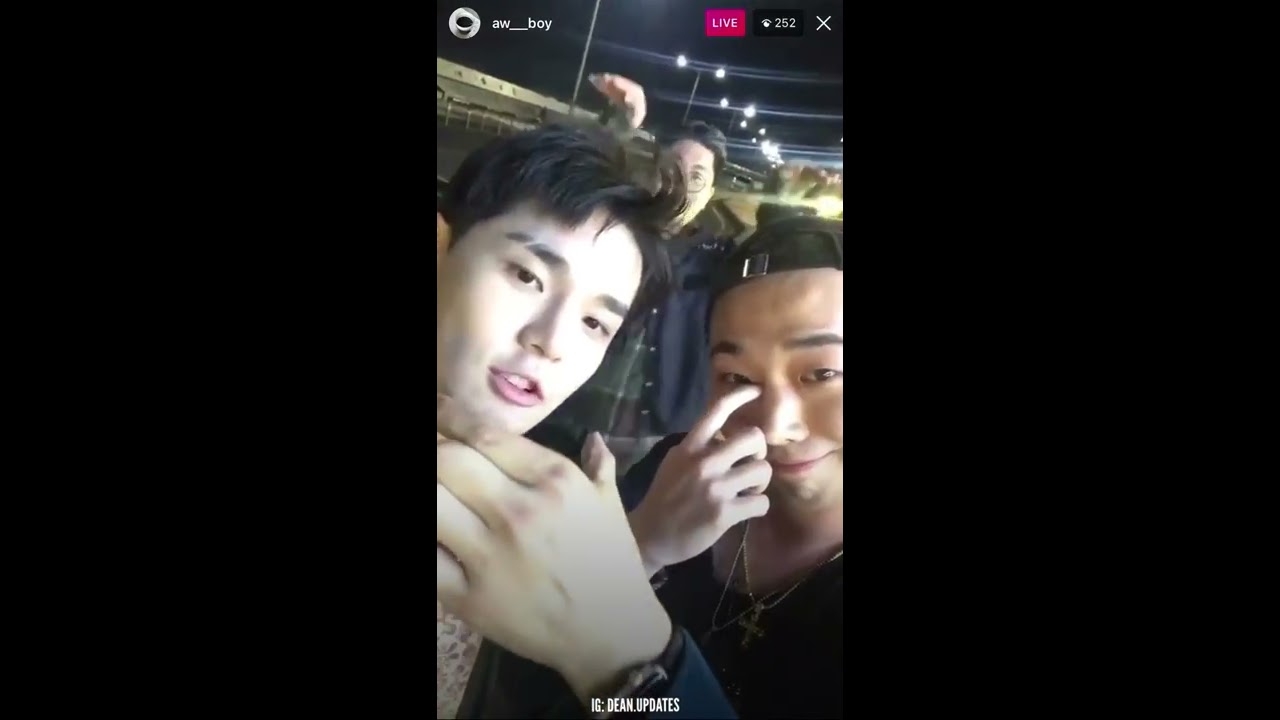 [2017/09/29] [FULL] DEAN (딘)on aw___boy’s IG live