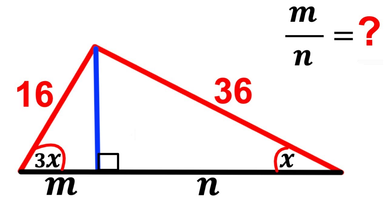 Can you find the value of m/n? | (Justify) |#math #maths | #geometry | #trigonometry