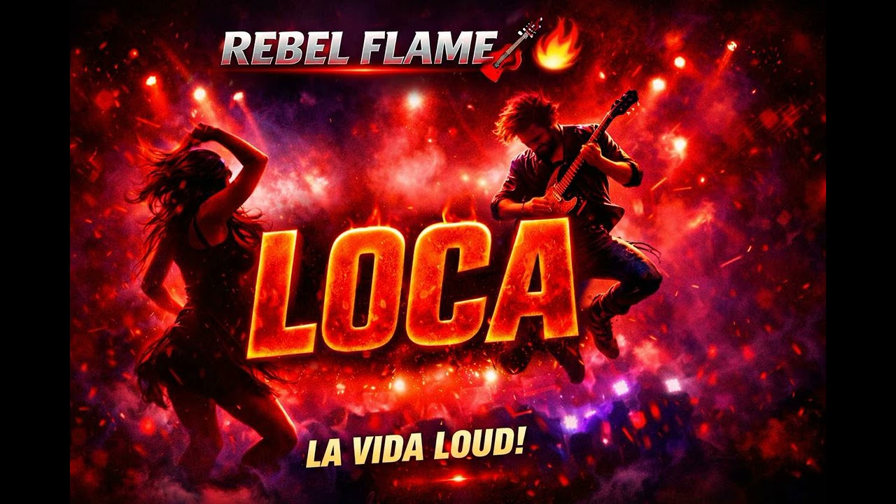 REBEL FLAME – LOCA 🔥🎸 | Latin Rock Dance Anthem