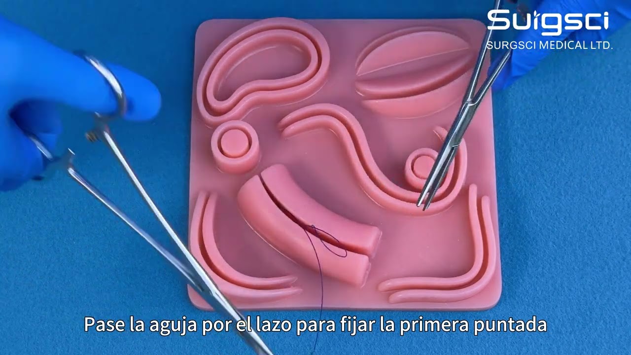 Tutorial Sutura Barbada Absorbible: Uso Fácil y Eficiente sin Nudos | Surgsci