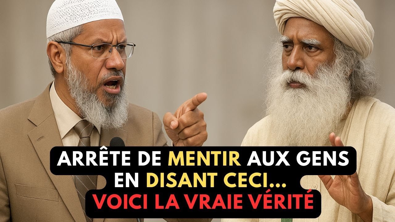 DR ZAKIR NAIK DÉVOILE UNE VÉRITÉ CHOC SUR L’HINDOUISME FACE À SADHGURU !