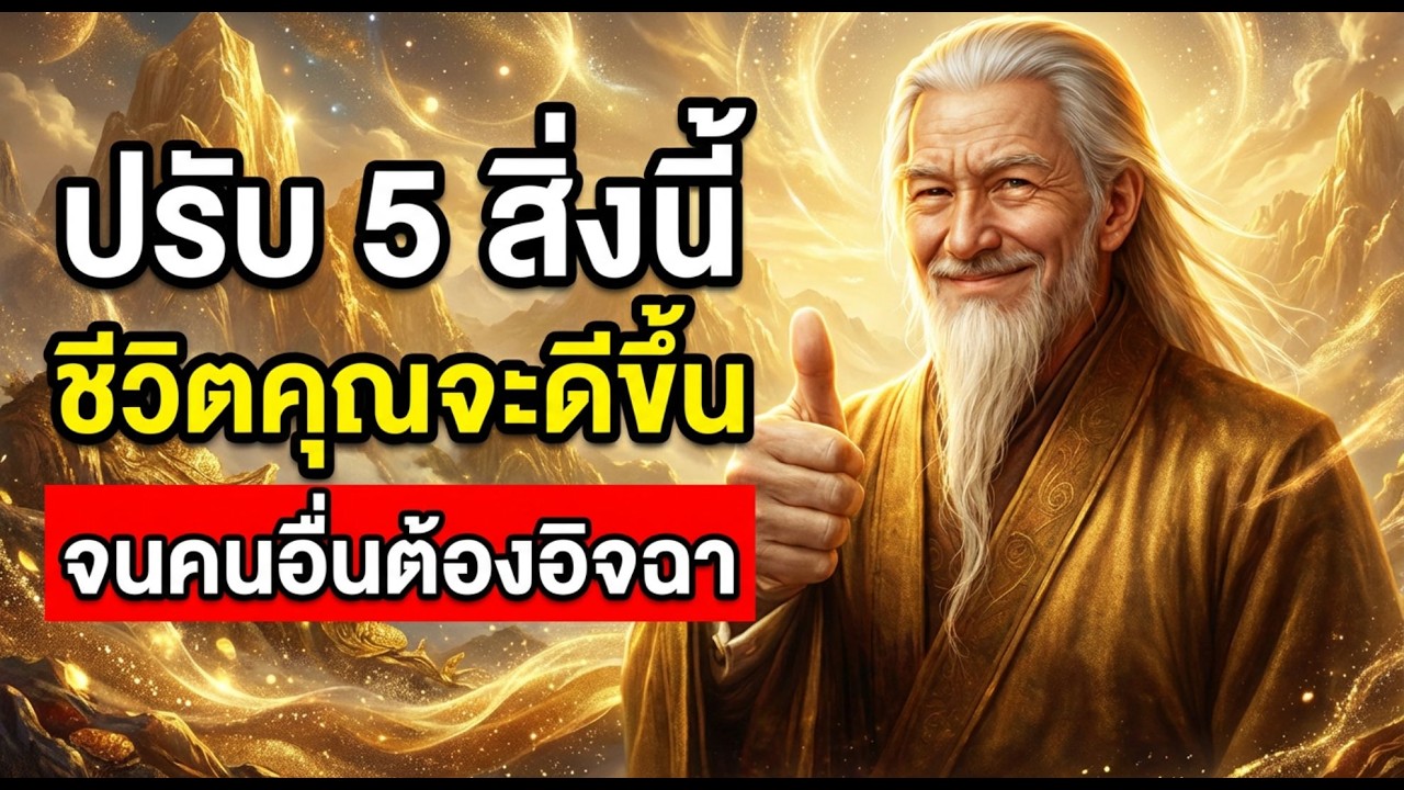 ปรับ 5 สิ่งนี้ ชีวิตจะดีขึ้นเอง จนคนอื่นต้องอิจฉา