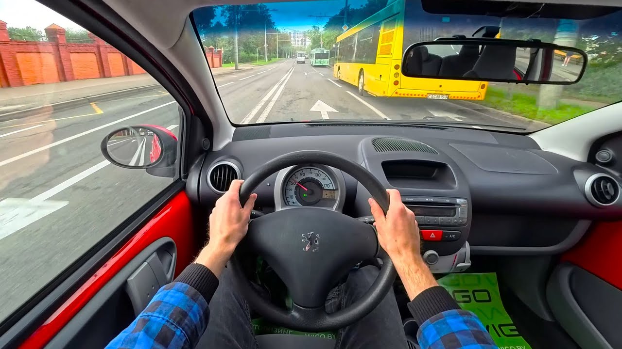 2007 Peugeot 107 I 1.0 AMT - POV Test Drive