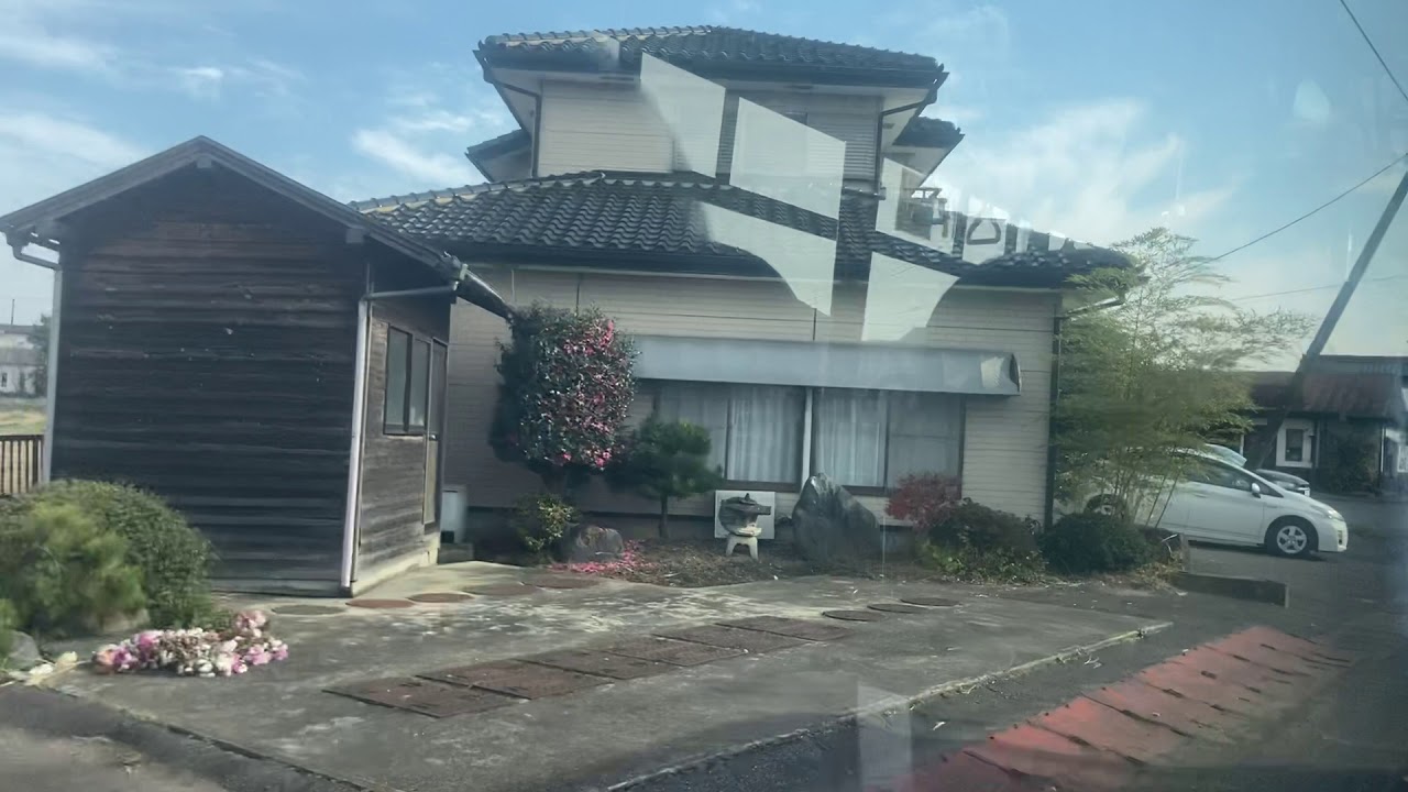 茨城交通バス 車窓 水戸駅→那珂湊駅/ 浜田営業所経由 水戸駅1023発(平磯中学校下行)