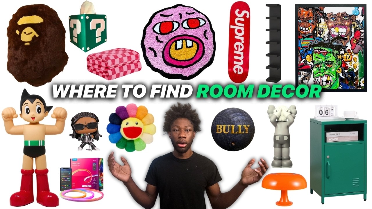 WHERE TO GET UNIQUE ROOM DECOR! | PT.2