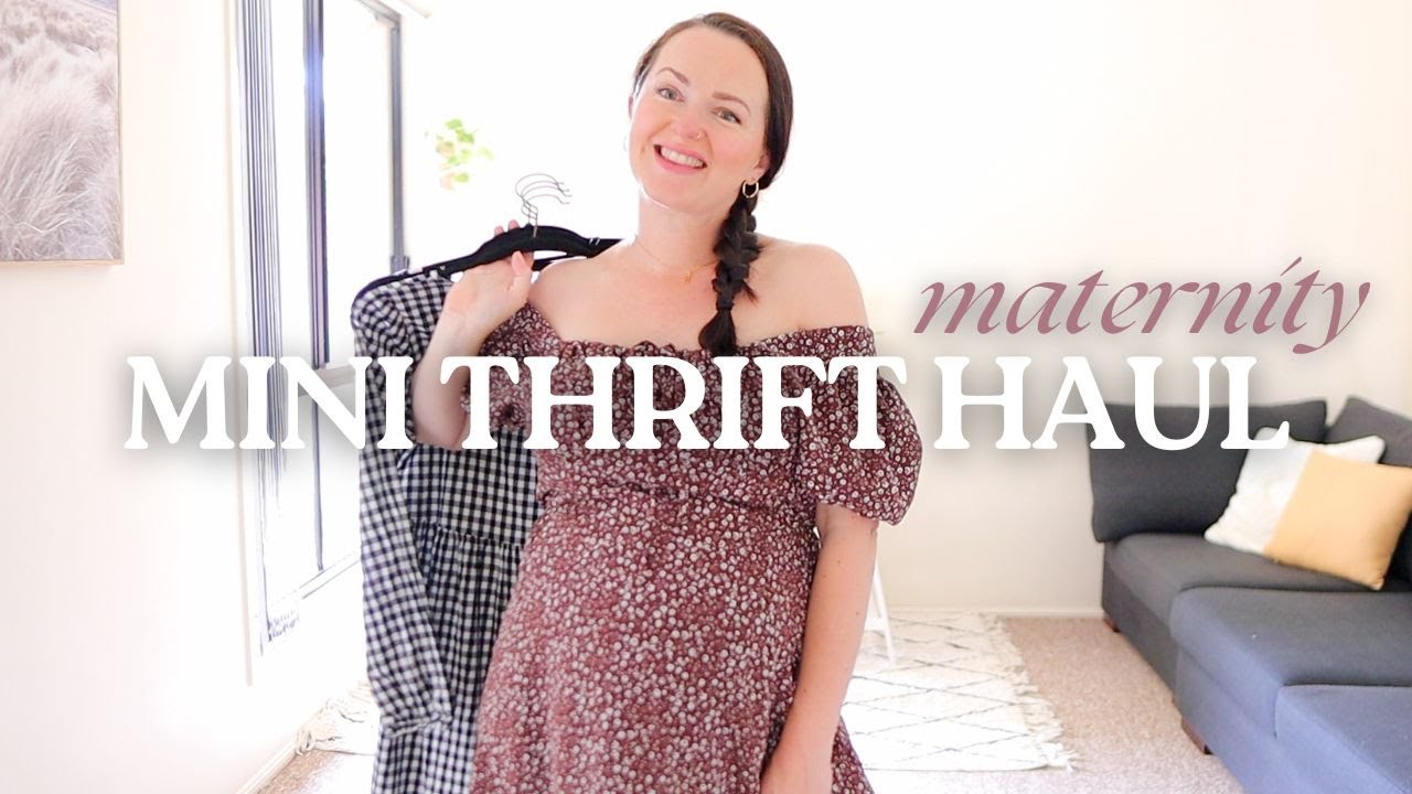Maternity Mini Thrift Haul | Minimalism & Saving Money