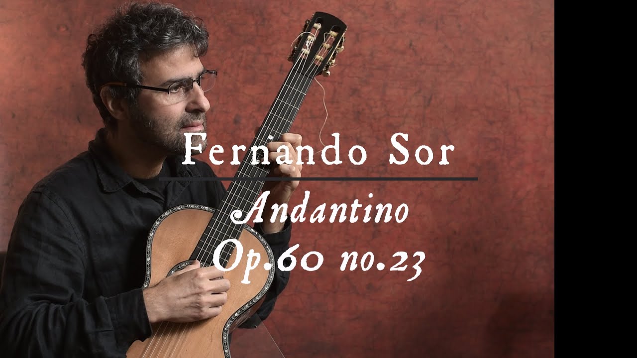 Fernando Sor: Andantino Op.60 no.23