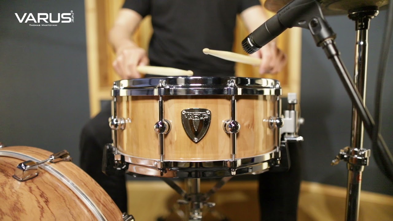 VARUS DRUMS - 14&rdquo;x5,75 Pear  Stave Snare TEST