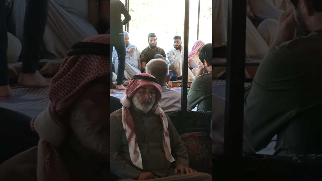 جلسة صلح في قرية كفرميد في سهل الروج إدلب سوريا