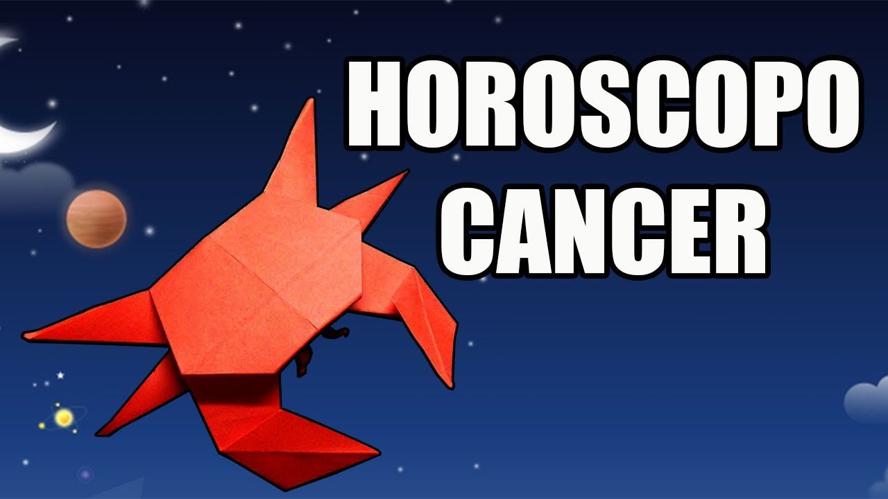 Como hacer Origamis de papel HOROSCOPO | Signo de CÁNCER