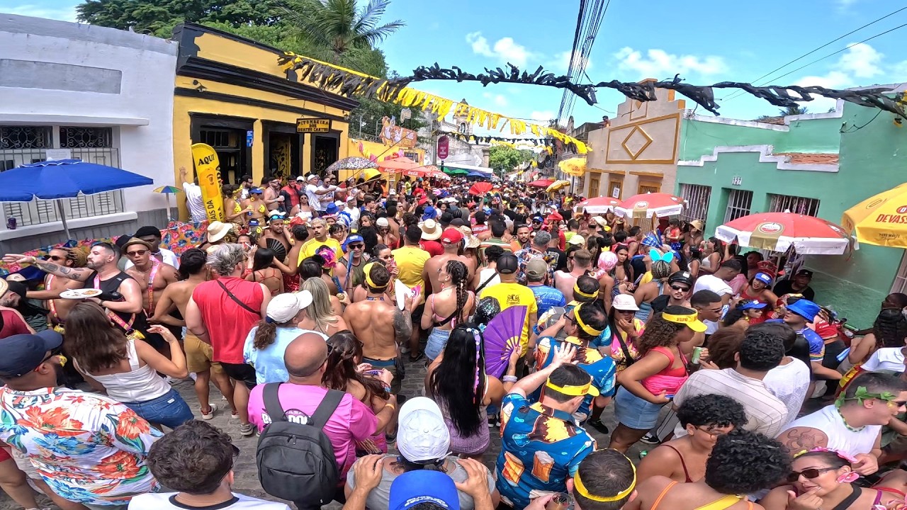 Carnaval de Olinda Pernambuco 14 de fevereiro 2026 quatro cantos das pitobeiras