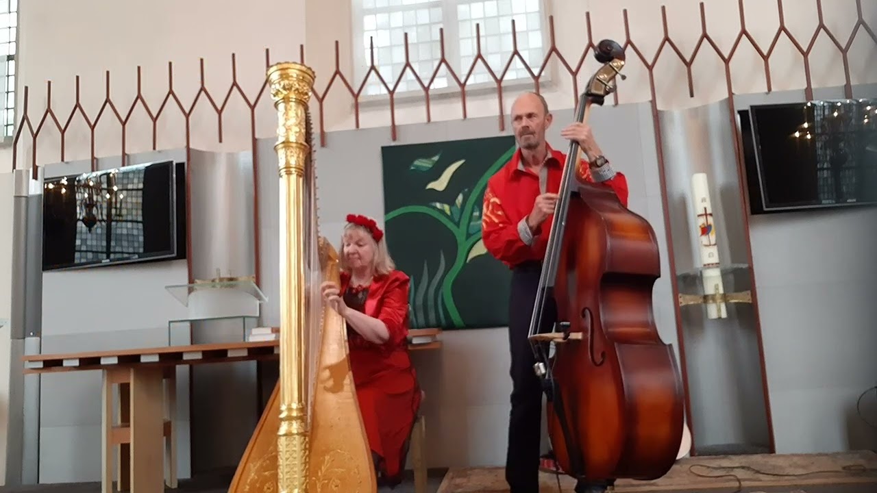 Oriental Swing Regina Ederveen harp Rein de Vries double bass