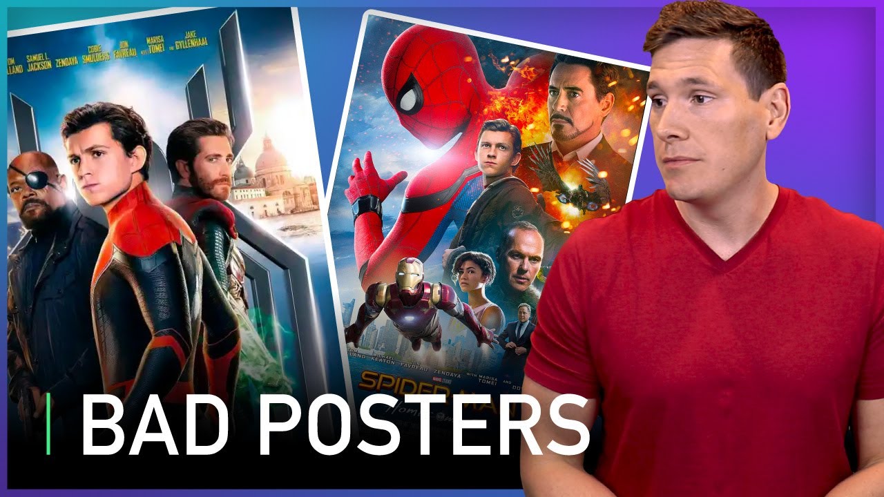 GFX Artist Reacts To Good & Bad MCU Spider-Man Movie Posters