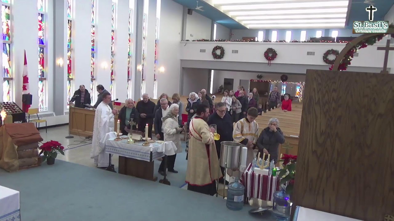 Jan. 6, FEAST OF THEOPHANY, Liturgy for All Parishioners & Friends with a Great blessing of Water