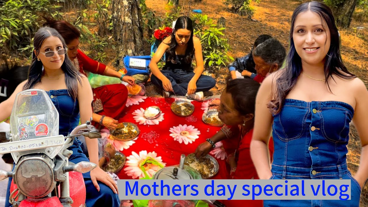 Mothers day manauna jungle ma gayeko pani le lakhetyo